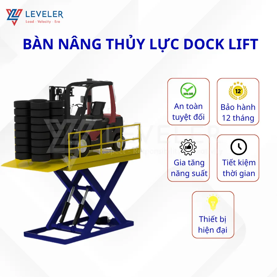 Bàn Nâng Thủy Lực Dock Lift